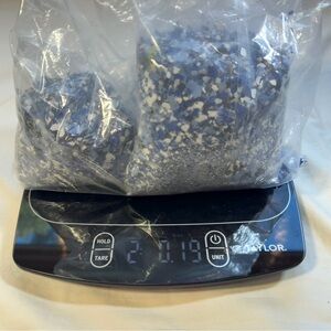 2lb Blue White Black Decorative Epoxy Floor Chips Flakes
